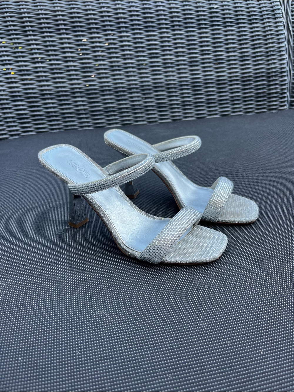 BUNDLE: Micheal kors crystal heels + accompanying purse